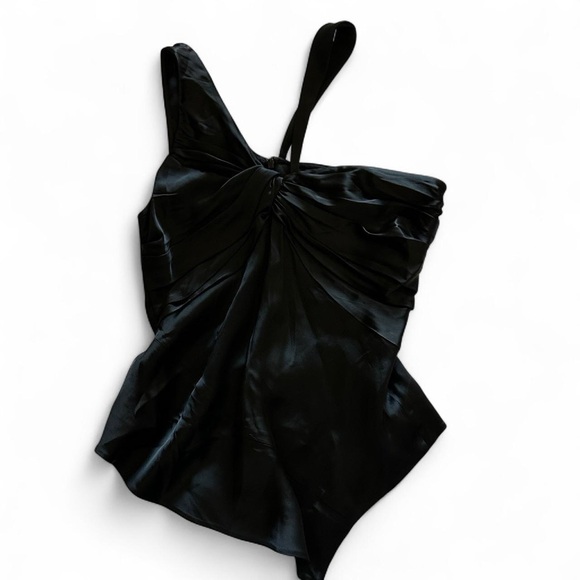 Assymetrical Black Tank - Picture 1 of 5